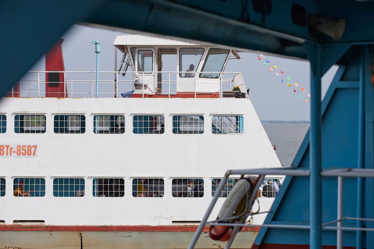 Ferry crossing from Rote to Kupang, the trip needed to extend a visa at the Kupang immigration office